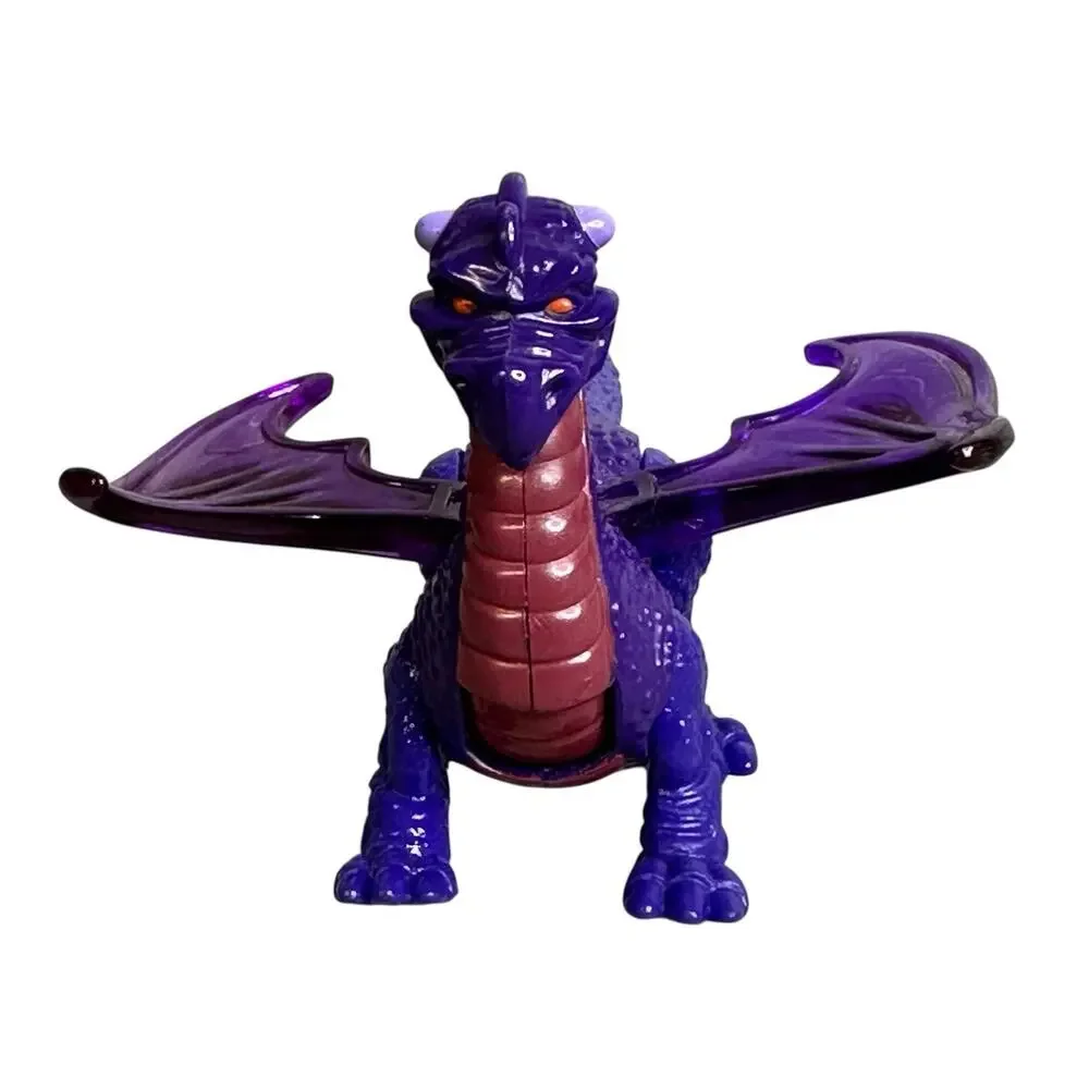 Disney Animal Kingdom Dragon Purple 1998 McDonalds Toy Vintage